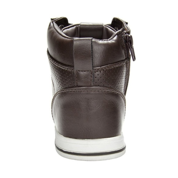 Mens "Alec" Fashion High Top Sneakers - Picture 4 of 5